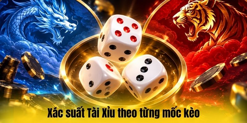 Xác suất Tài Xỉu theo từng mốc kèo